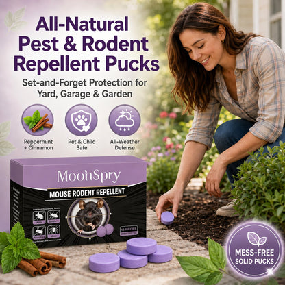 All-Natural Peppermint & Cinnamon Pest & Rodent Repellent Pucks