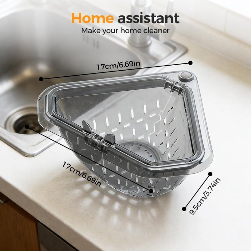 Stop Touching Soggy Scraps: The Ultimate Space-Saving Magnetic Sink Basket
