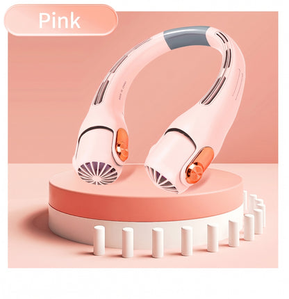 🍃 Neck Air Conditioner Fan – Ultra‑quiet, 360° rotating, 3 speeds. Hands‑free cooling, long battery. Summer essential!