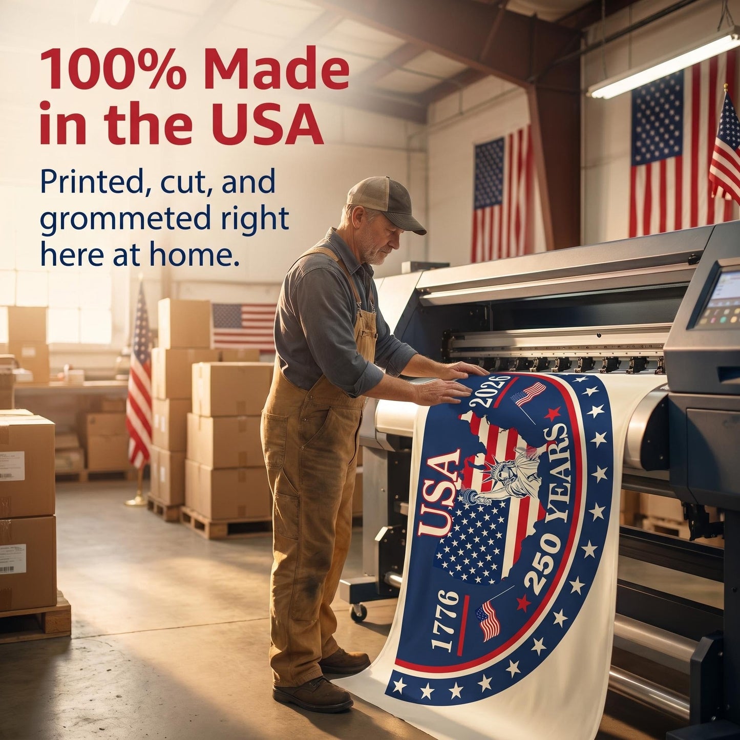 The 1776-2026 Legacy Banner