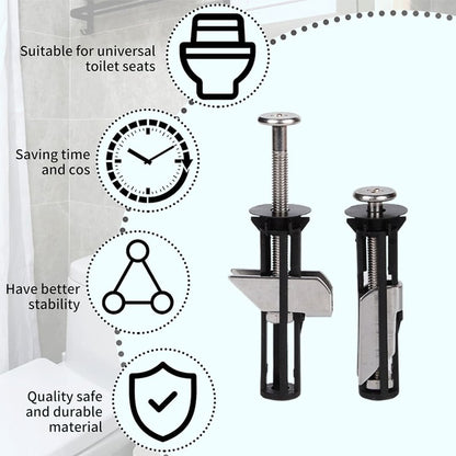 🔥BUY 1 GET 1 FREE 🔥Heavy Duty Toilet Seat Fastener Bolt kit🔥