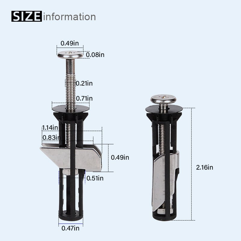🔥BUY 1 GET 1 FREE 🔥Heavy Duty Toilet Seat Fastener Bolt kit🔥